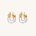 U-shaped Metal Geometry Stud Earrings