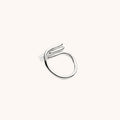 Twisted Lines Ring