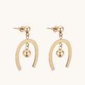 Gold Stainless Steel Earrings