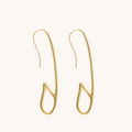 Long Gold Color Earrings