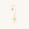 Exaggerated Butterfly Star Cuff Earrings