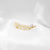 Crystal Leaf Peal Brooch