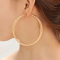 Round Circle Earrings