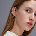 Crystal Rhinestone Cuff Earrings