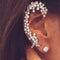 Crystal Rhinestone Cuff Earrings