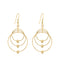 Custom Design Geometric Round Earrings
