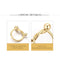 Gold Color Simple Couples Rings