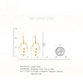 Custom Design Geometric Round Earrings