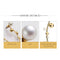 White Pearl Mismatched Cuff Earrings