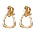 Geometric Dangle Drop Earrings