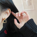 Geometric Dangle Drop Earrings