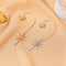 Exaggerated Butterfly Star Cuff Earrings