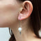 Dangle Pearl Long Earrings