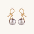 Geometric Irregular Pearl Clip Earrings