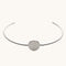Line Circle Stainless Steel Necklace